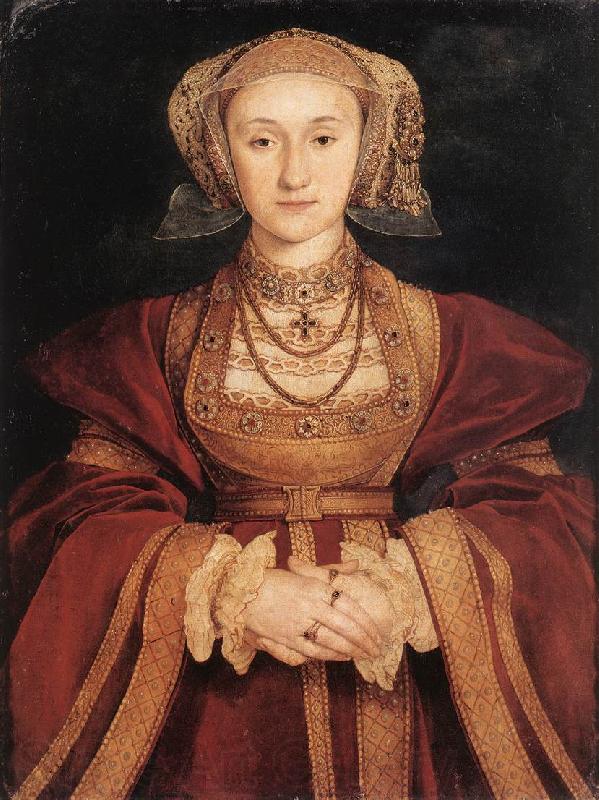 HOLBEIN, Hans the Younger Portrait of Anne of Cleves sf Norge oil painting art